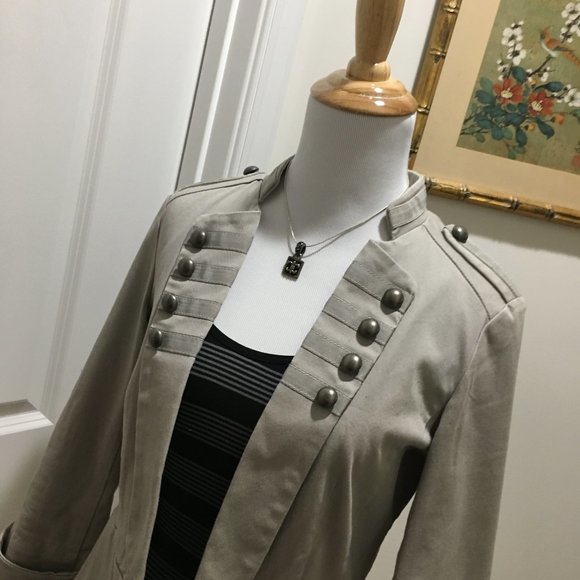 Vintage 90s H&M Military Style Jacket - Picture 8 of 11